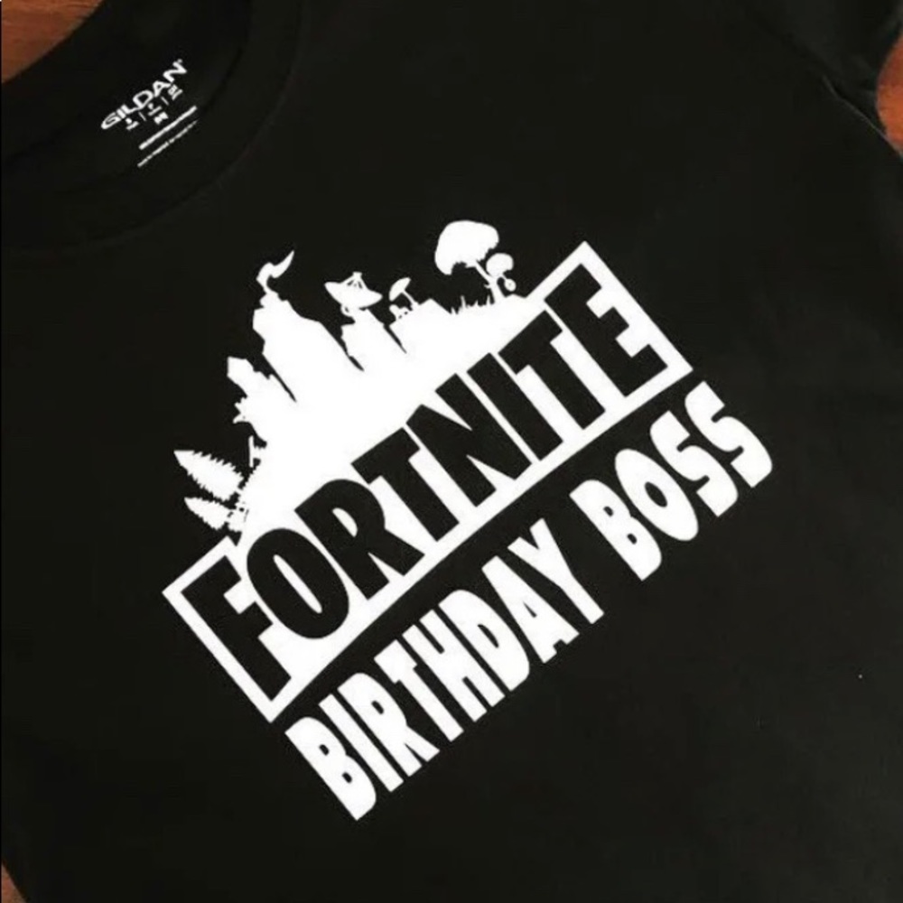 Fortnite birthday boss T-shirt